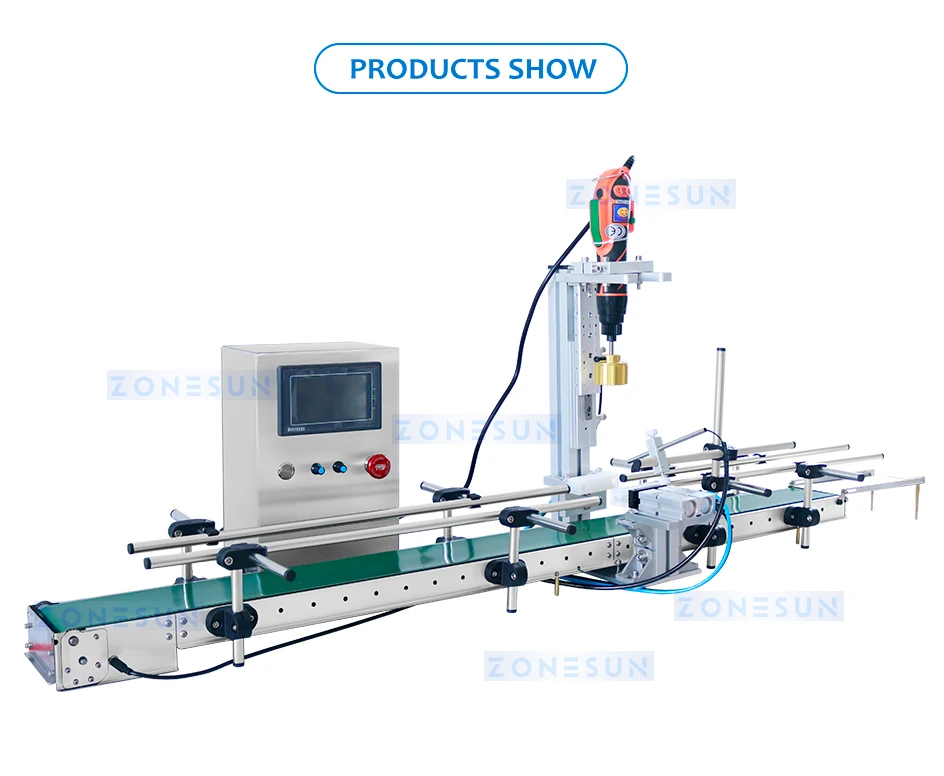 ZONESUN ZS-XGC1 Tabletop Automatic Screwing Capping Machine