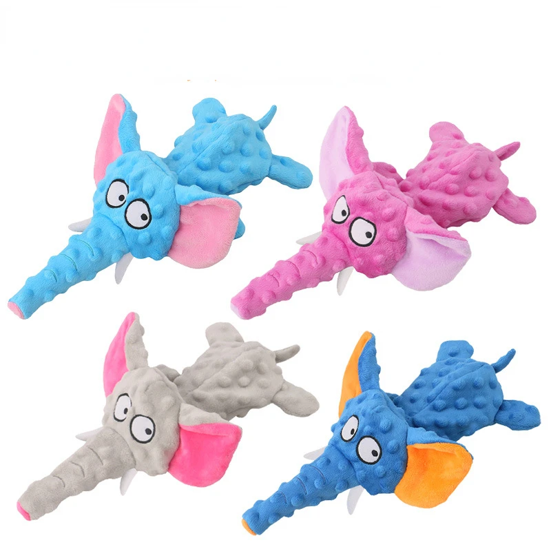 

New Plush Pet Toy Fashion Animal Shapes Teeth Grinding Bite-resistant Sound-making Pet Products Interesting Interactive Dog Toys