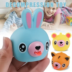 Baby Toys Talking Animal Squeeze Anxiety Toy Press Ball Tongue Out Stress Relief Toys for Kids Adult Baby Toy 2022 Rebound Toys