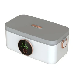 918A Portable Electric Lunch Box Heaters Lunch Warmer with 1L Removable Stainless Steel Container for Car Truck School