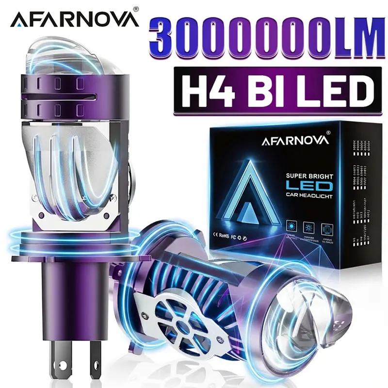 신형 H4/9003/HB2 3000W 3000000LM LED 헤드라이트 전구 프로젝터 ..