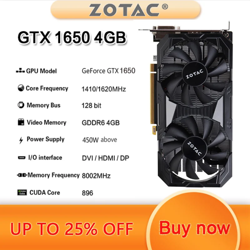 ZOTAC Raphic Card GTX 960 2GB 4GB 1060 3GB 5GB 6GB Video Cards GPU AMD Intel Desktop CPU Motherboard latest graphics card for pc Graphics Cards