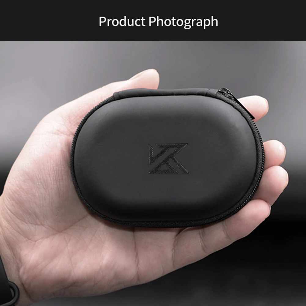 1-10PCS Wired Earbuds Case for KZ BA10 AS10 ES4 Wired Headphones PU Storage Box Portable Organizer Bag for KZ BA10 AS10 ES4 5