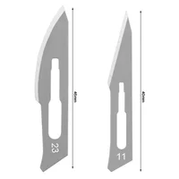 11# 23# Carbon Steel Carving Metal Scalpel Blades Handle Scalpel DIY Cutting Repair Animal Surgical Knife Tool Kits Box Non Slip 5