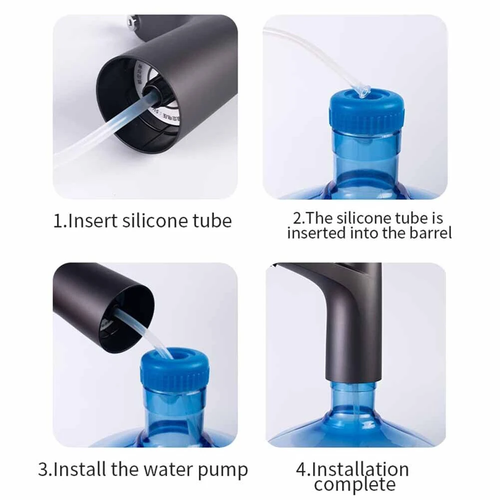 Electric Water Gallon Pump Easy To Install Auto Water Dispenser Mini Barreled Drink Dispenser Durable Switch Smart Pump