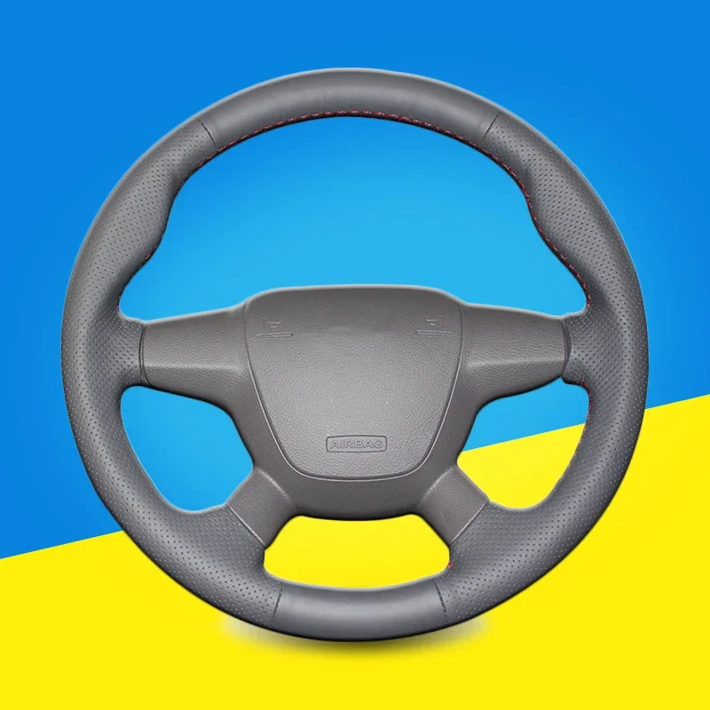 

Оплетка на рулевое колесо Крышка для Ford Focus 3 2012-2014 Kuga Escape 2013-2016 C-MAX 2011-2014 автомобильные рулевые Чехлы кожа