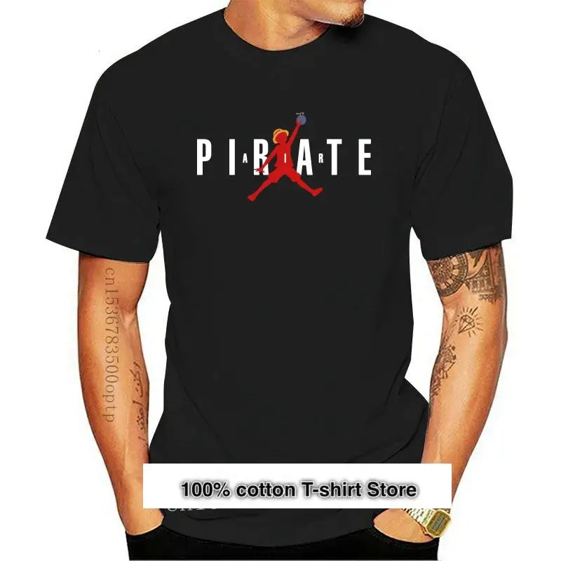 Camiseta De Para Hombres, Camisa De Algodon De Talla Grande Del Equipo De Anime Pirata, 4Xl, 5Xl, 6Xl, Nueva