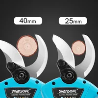 Cordless Lithium-ion Progressive Pruning Shear 4Ah Efficient Scissors Bonsai Electric Tree Branches Garden Tools SC-8605 4CM 1