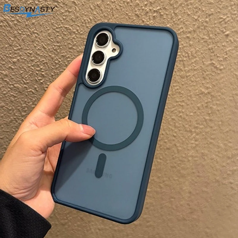 Premium Matte Translucent Magnetic Phone Case - Business Edition
