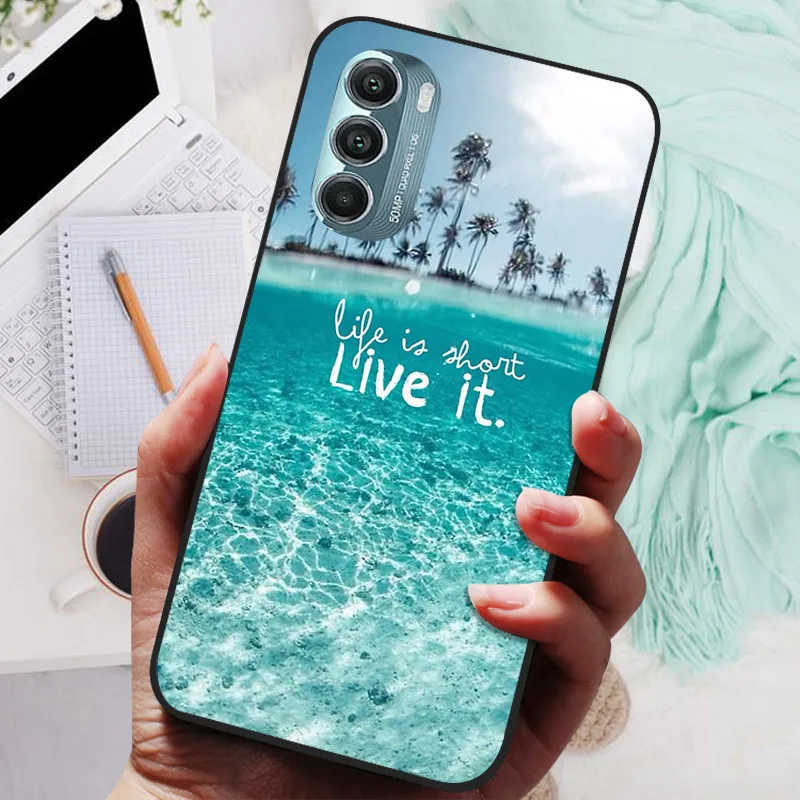 Lion & Wolf Black Silicone Soft Back Protective Case - Sleek & Stylish Cover
