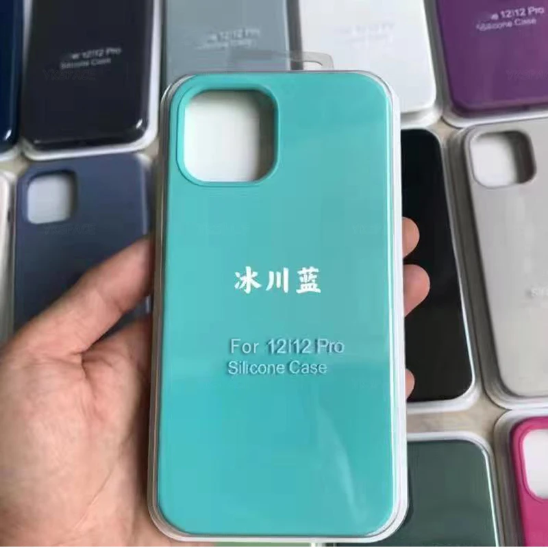 Luxury Candy Color Liquid Silicone Soft Matte Phone Case