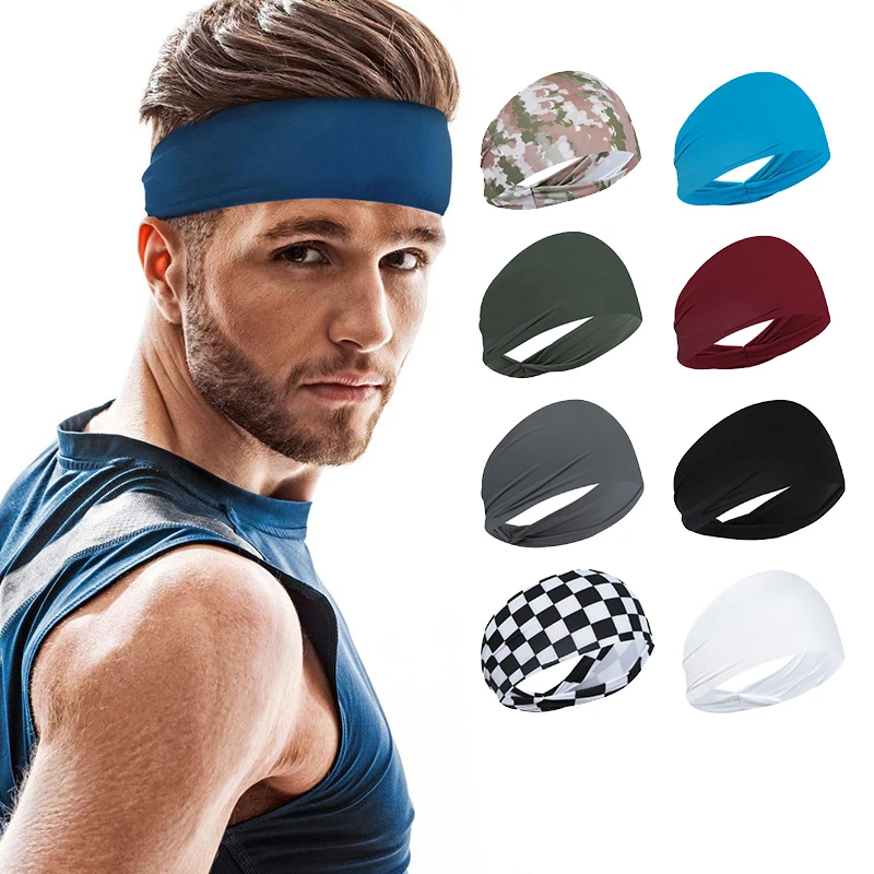 Scott Edward Mens Headband (4 Pack), Mens Sweatband & Sports Headband for  Running, Cycling, Basketball - Stretchy Moisture Wicking Hairband on sale