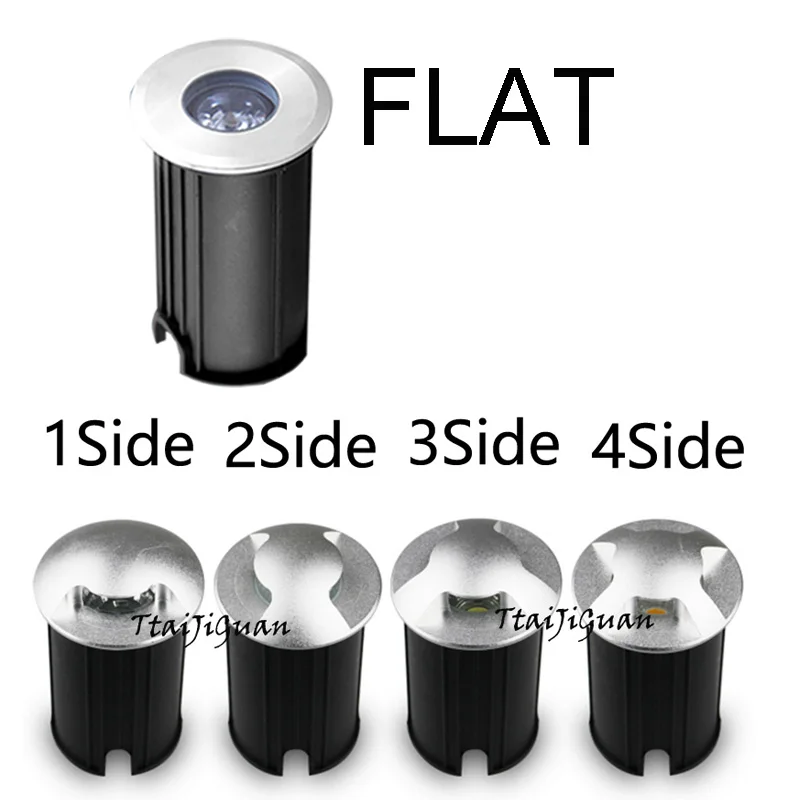 Waterproof 1W-5W LED Garden Buried IP67 AC85-265V Outdoor Recessed Deck Light Underground Lamp Sidewalk Lighting DC12V garden decoration lamps led underground light led deck lights