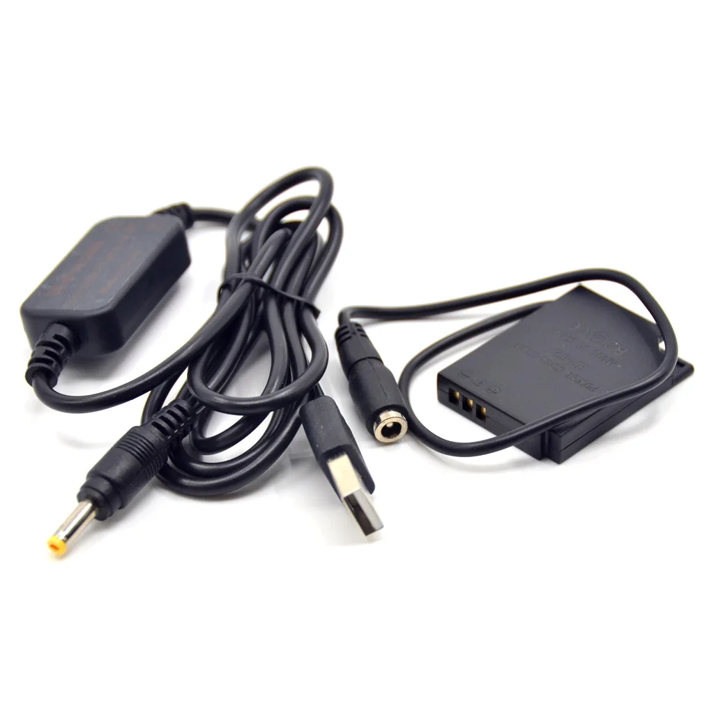 5V USB power bank charger cable EH-62F+EP-62F DC Coupler EN-EL12 dummy battery for Nikon S1200PJ S6100 S6200 S8100 S9100 S9900