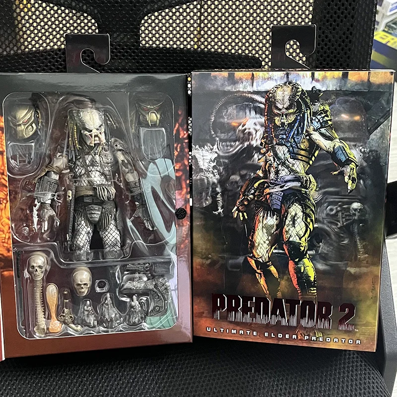Neca Ultimate Elder Predator 2 Gold Kenner Leader Elder Predator Action Figure Alien Predator Model Toys Regalo Di Bambola Di Compleanno