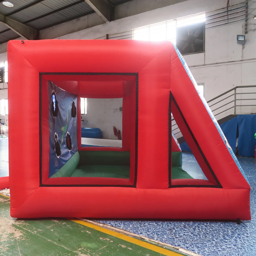 Fast Shipping 4x3m Optional Inflatable Football Shoot Out Game Inflatable Football Goal Carnival Sport Games for Sale 5