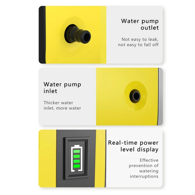 24/48/96Ah Elektromos Permetező Otthoni Kerti Öntöző Öntözőkészítő Nagy Kapacitású Lítium Akkumulátor Újratölthető Vízszivattyú - Image 3