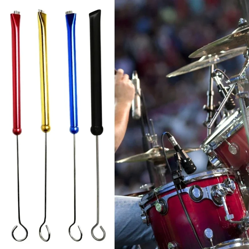 

1Pc Professional Steel Wire Brush Jazzes Drum Brushes with Comfortable Handle Drum Brush Percussion Brushes Snare Brush