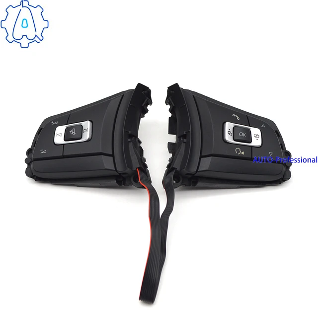 Nouveau Pour VW Golf 7 MK7 VII Volant Multi Fonction Contrôle Volume Haut  Vers Le Bas Décoration Couverture Clé Bouton De Commutation Accessoires Du  10,53 €