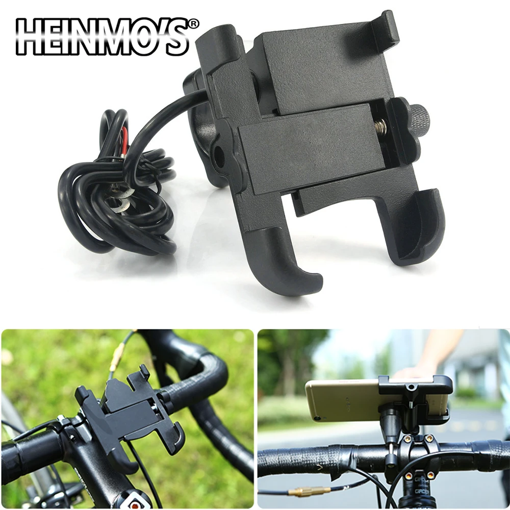 

Универсальный мотоциклетный Мобильный держатель с USB зарядным устройством для мотоцикла велосипеда скутера смартфона GPS Держатель кронштейн крепление