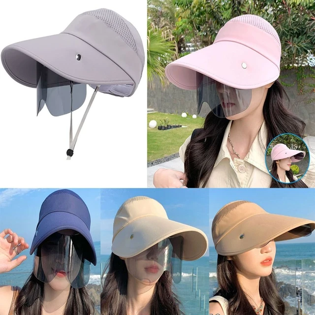 New Women Lady Girl Fishing Caps Sunglasses Sunscreen Outdoor Anti