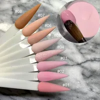 30ml Nude Acrylic Powder 2 in 1 Nail Extension Builder Carving French Manicure Fine Dip Powder Nail Supplies For Professionals 1