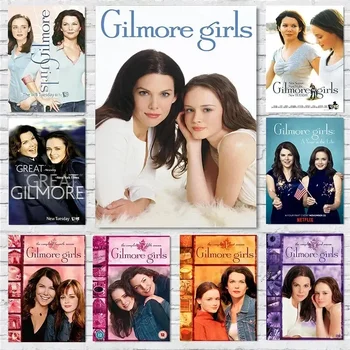 Pittura su tela Stampe d'arte Arte della parete Serie TV popolare Gilmore Girls Personaggio Poster per camera Bar Cafe Regalo unico per la decorazione della casa