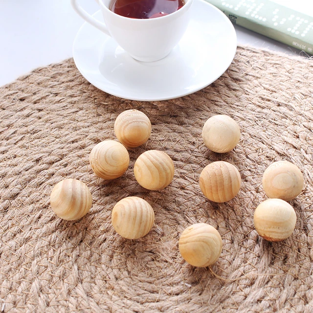 Boules de mites en bois de cèdre naturel de camphre, 5 pièces