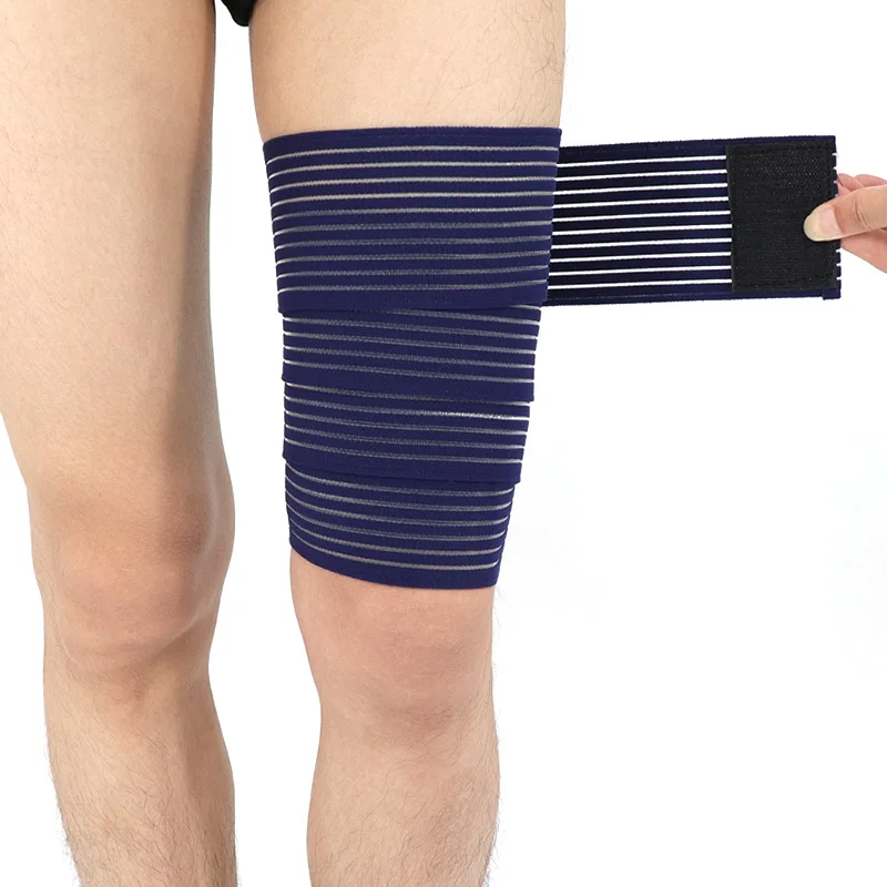 1 Pcs Nylon Thigh Sleeve Bike Leg Calf Warmers Adjustable Elastic Bandage Compression Leggings Tom's Hug Professional Protector