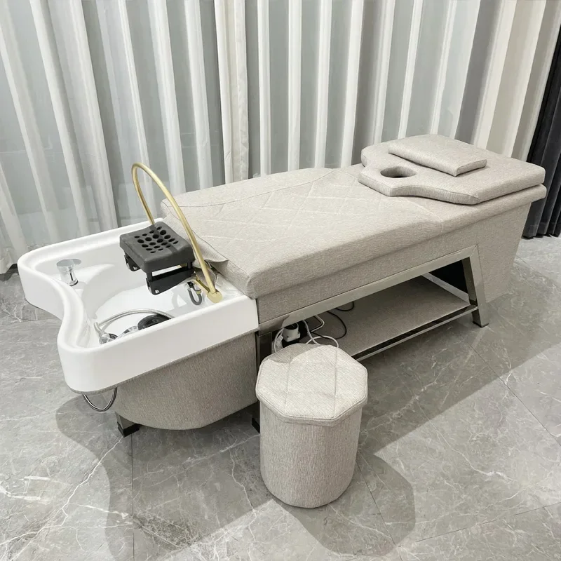 Shower Head Shampoo Chair Hair Stylist Water Circulation Shampoo Bed Wash Hair Salon Silla Peluqueria Salon Furniture MQ50SC 2