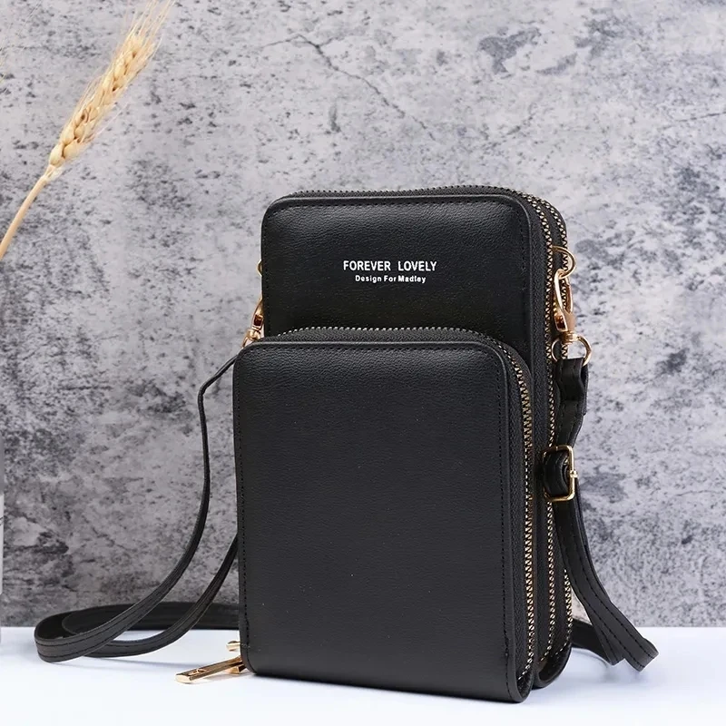Sling Bag Touchable Leather Phone Bag Genuine Leather Crossbody