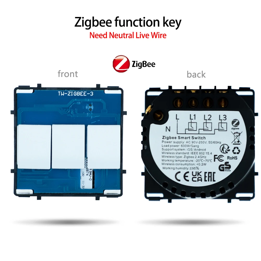 3gang zigbee 600W
