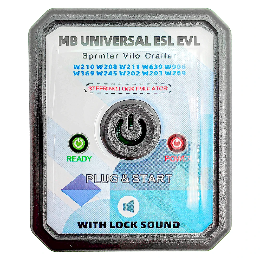 Newest ESL ELV Steering Lock Emulator with Sound for Mercedes Benz W210 W208 W211 W639 W906 W169 W245 W202 W203 W209 2