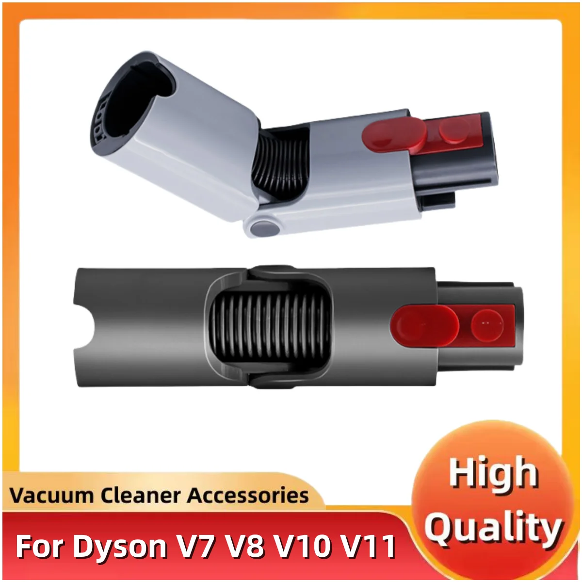 Bottom Conversion Head Acessórios Cabeça de Sucção Adaptador de Direção Bend Turning Joint para Dyson v7 v8 V10 V11 Aspirador Part