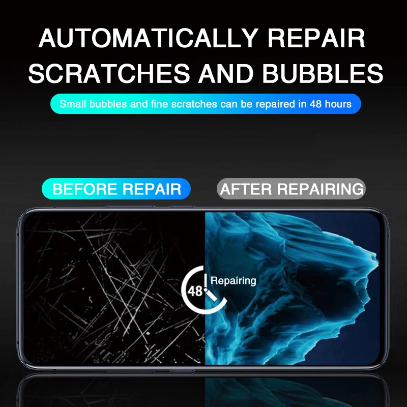 4-Pack Hydrogel Film HD Screen Protectors