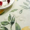 1x Lemon Pattern PVC Tablecloth Home Waterproof Oil Resistant Washable Dustproof Rectangular Tablecloth Kitchen Table Decoration 4