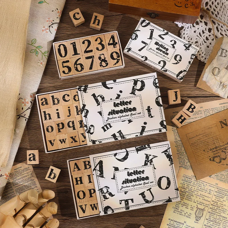 10/28 pieces drawing stamp wooden rubber base fun scrapbook decoration material diary album digital letter stamping painting alphabet stamps wooden stamps decorative stamps