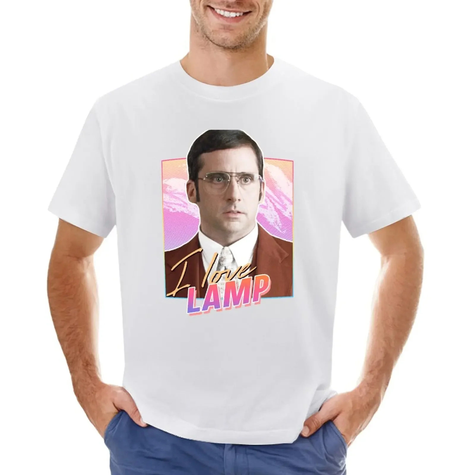 

I love lamp - 80s design T-shirt blanks new edition Short sleeve tee sweat shirts, men
