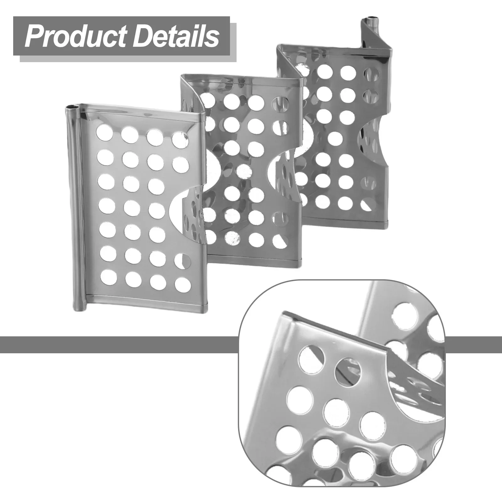 1pc Taco Stand Stainless Steel Taco Holder Fast Heating 3 Tortillas Tray Pancake Racks Plates Display Stand Kitchen Tools