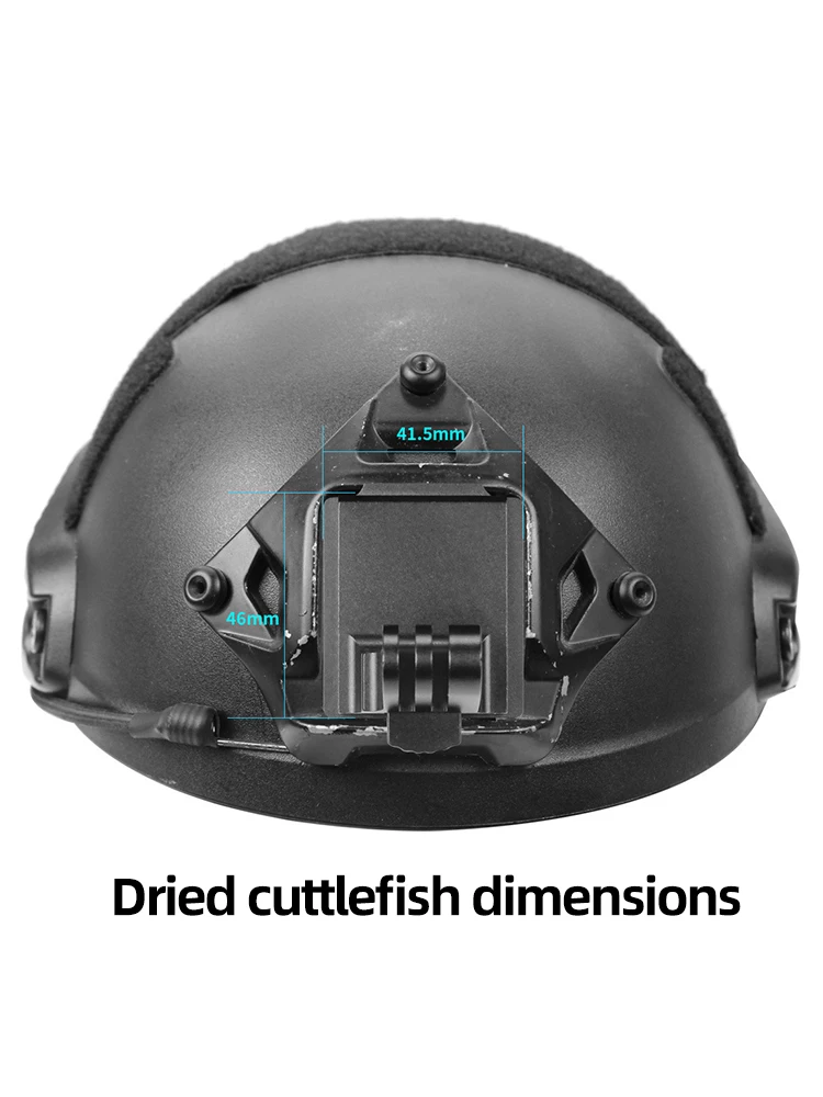 Aluminum Alloy Tactical Helmet Mount Base for GoPro Hero 13 12 11 10 9 8 Insta360 SJCAM AKASO DJI Osmo Action Camera Accessories