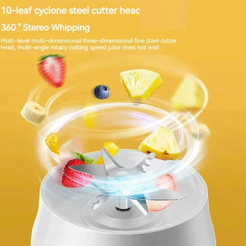 Portable USB Rechargeable Juicer Blender - عصارة ف...