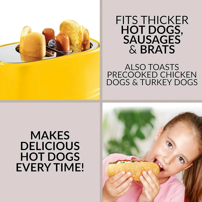 Hot Dog Machine Bread Machine Sausage Bread Breakfast Toaster Sandwich US Plug
