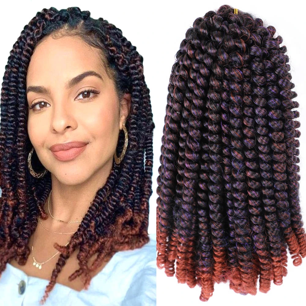 Sallyhair Spring Twist Braids Synthetic Crochet Braids Hair 30strands