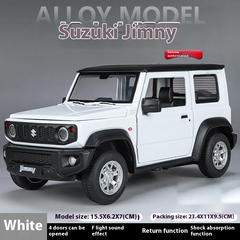 1:24 Suzuki Jimny Off Road SUV Alloy Diecast Model Vehicle