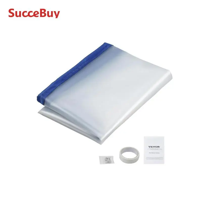 7.5 8.5 13.2ft Reusable Dust Barrier Dust Barrier Door Kit Magnetic Self-Closing Zipper PE Construction Door Cover