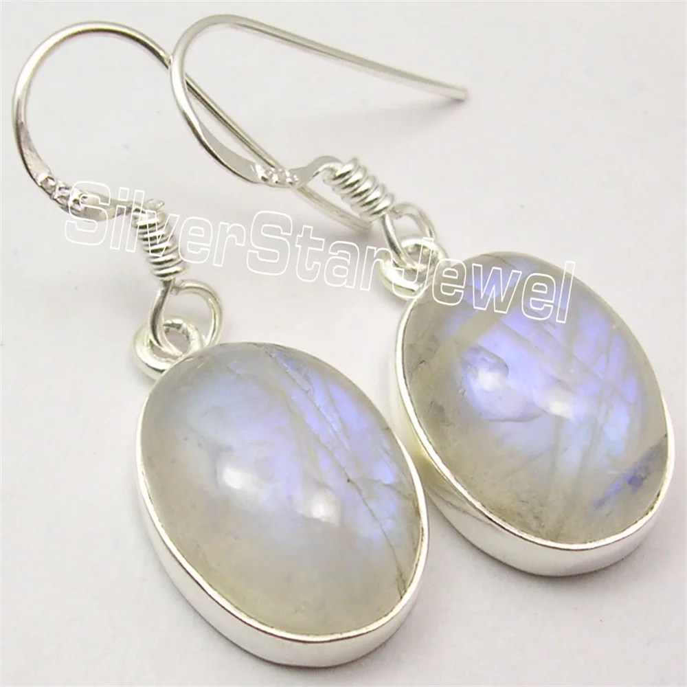 

Many Color Classic Semi-precious Stone Drop Earrings 1.2"