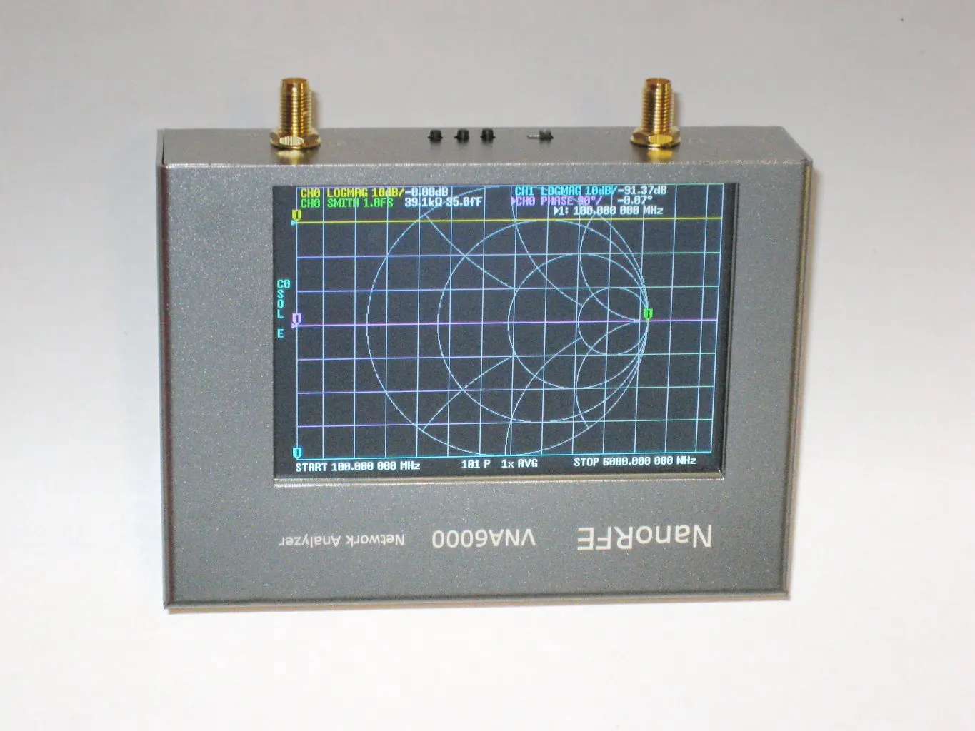 

Оригинальный Портативный Векторный анализатор NanoRFE NanoVNA V3 50 кгц-6 ГГц VNA6000, разработанный HCXQS group VNA