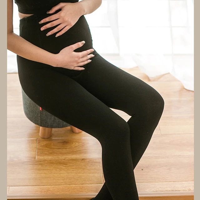Stay Cozy and Stylish with Maternity Pantyhose Pregnancy Leggings