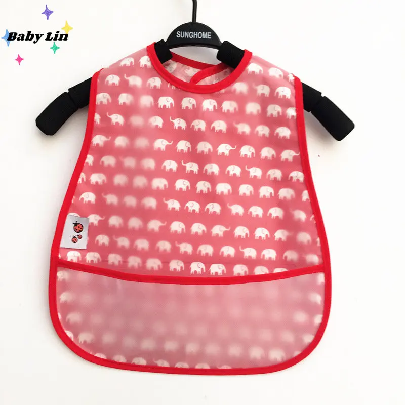 

2023 New 1Pcs Waterproof Lunch Feeding Apron Cartoon Pattern Cotton Baby Bibs Sleeveless Adjustable Boy Girl Feeding Bibs Apron