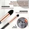 Cotton Blending Sponge Brush Set - 2/6Pcs Double-Headed Washable Sketch Wipe, Reusable Art Blenders for Detail, Shadow, Highligh 4